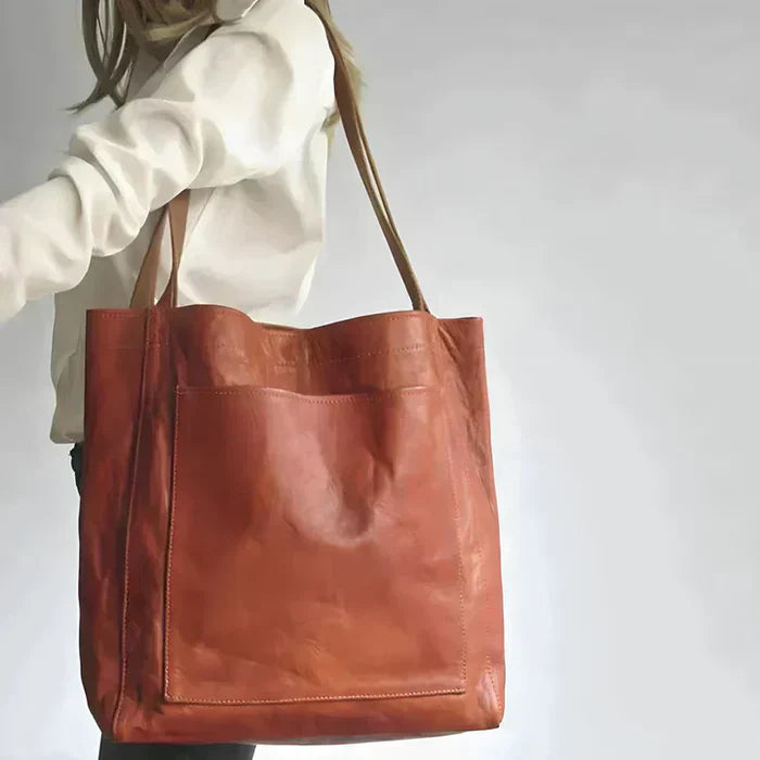 Elysia – Klasik Deri Tote Çanta
