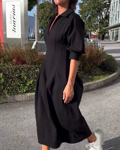 Karolin | Rahat Uzun Elbise