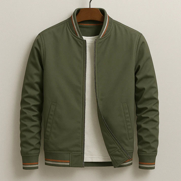 Beaumont | Şerit Detaylı Şık Bomber Ceket