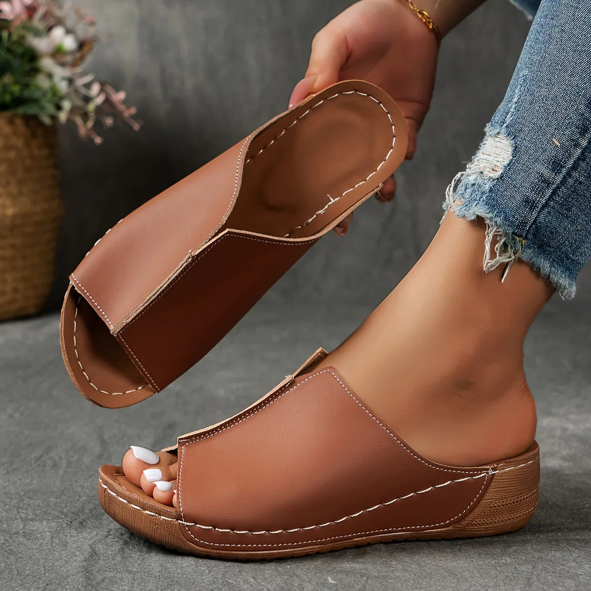 Alicia | Şık ve Ortopedik Sandalet