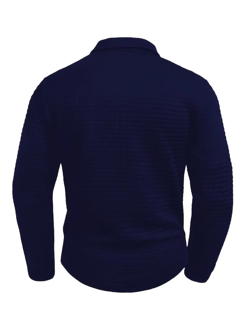 SolloTrend™ Erkek Uzun Kollu Polo – Sıcak, Şık & Rahat