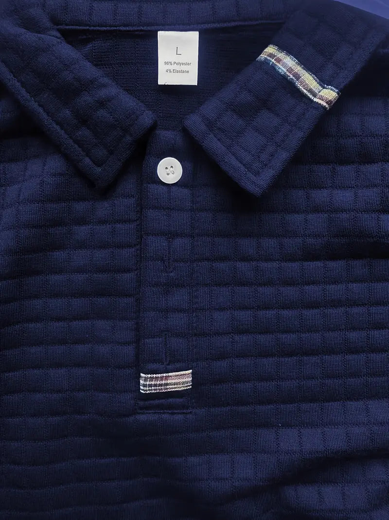 SolloTrend™ Erkek Uzun Kollu Polo – Sıcak, Şık & Rahat