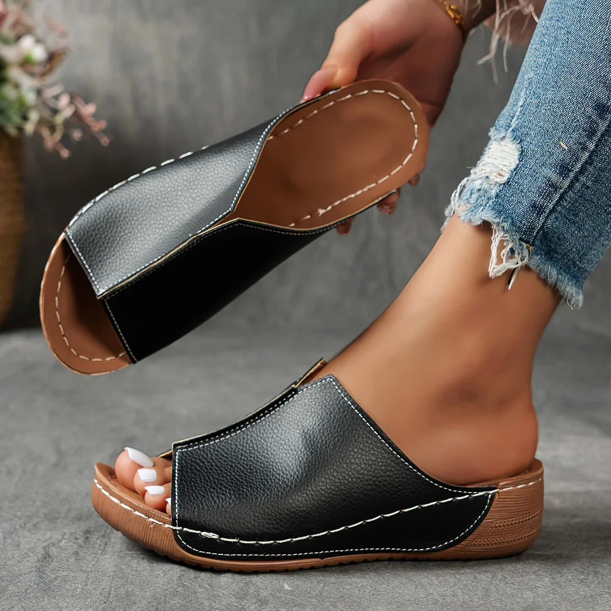 Alicia | Şık ve Ortopedik Sandalet