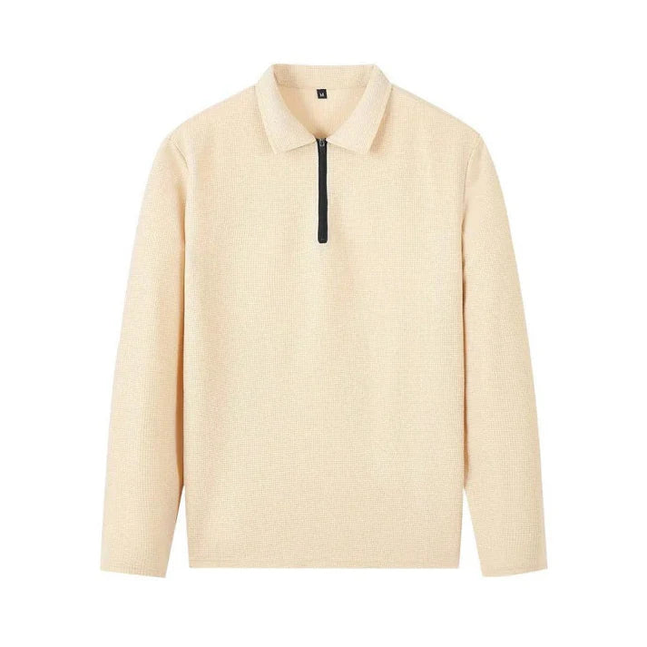 🏃👖 Waffle dokulu sweatshirt ve düz paça pantolondan oluşan erkek takımı